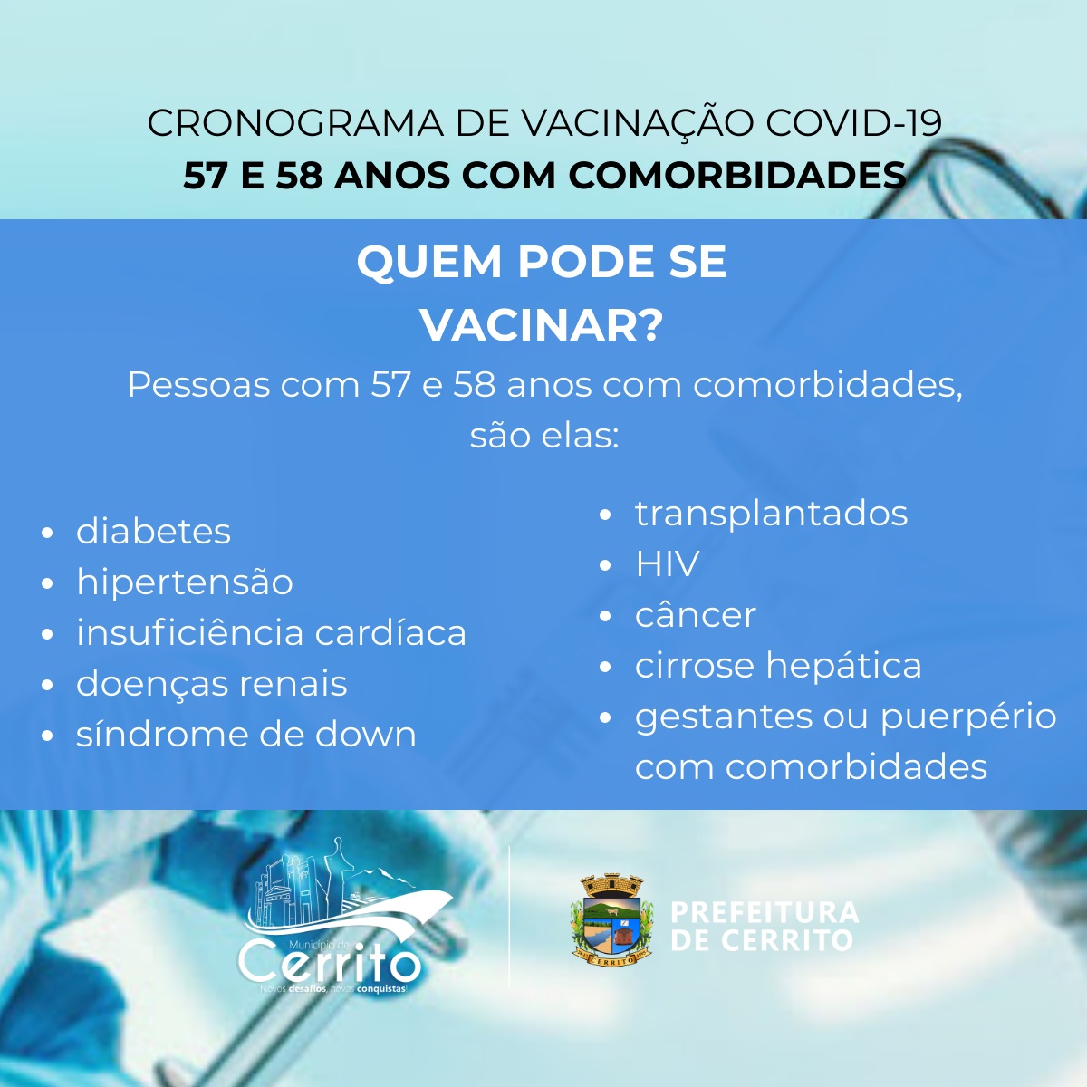 Vacina 57 e 58 anos 2